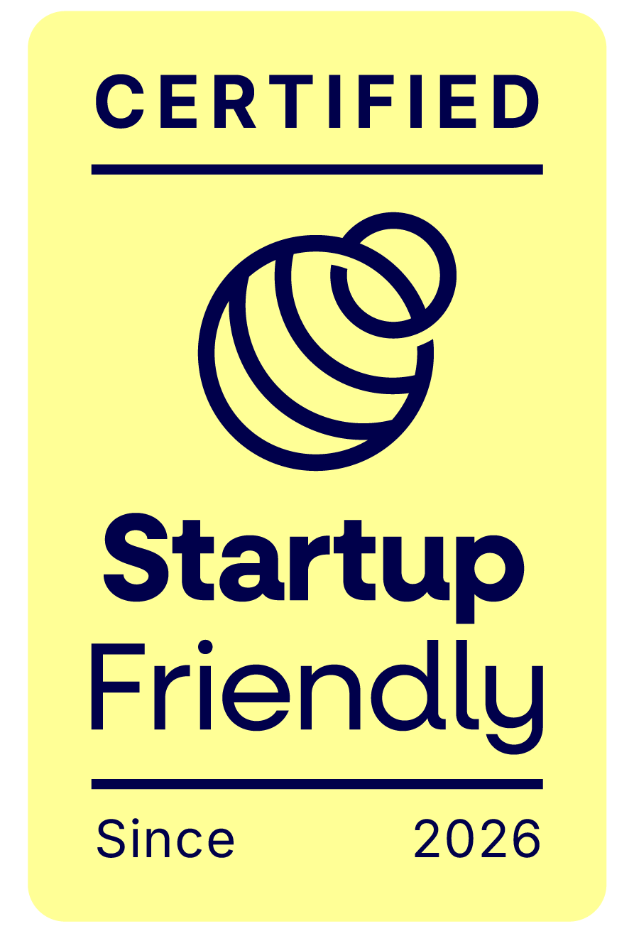 Insignia Startup Friendly Certified · Since 2026